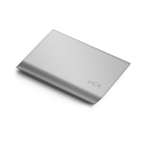 LACIE SSD PORTATILE 1.000GB USB-C V2 VELOCITÀ FINO A 1.050 MB/S ARGENTO LUNARE